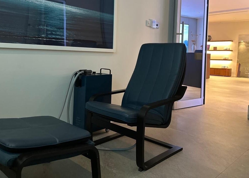 Relaxing wellness chair at Tonic the Method in Riyadh, Riyadh Province, SA, offering a tranquil atmosphere.