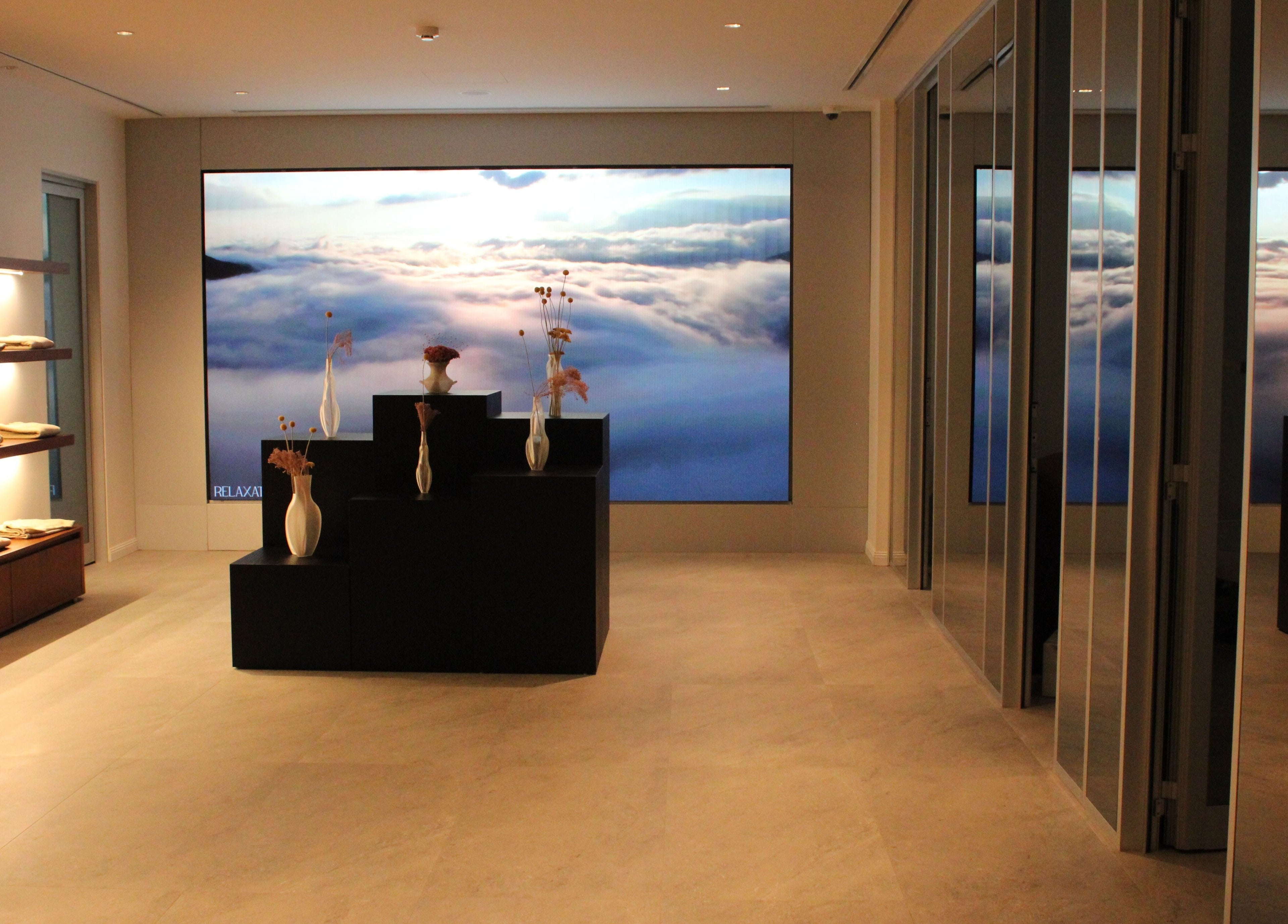 Elegant, modern interior of Tonic the Method in Riyadh, Riyadh Province, SA, featuring serene decor and ambient lighting.