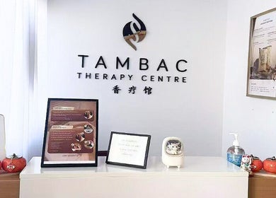 Reception area at TAMBAC Therapy Centre: Luxury Head Spa & Massage in East Victoria Park, Western Australia, AU.