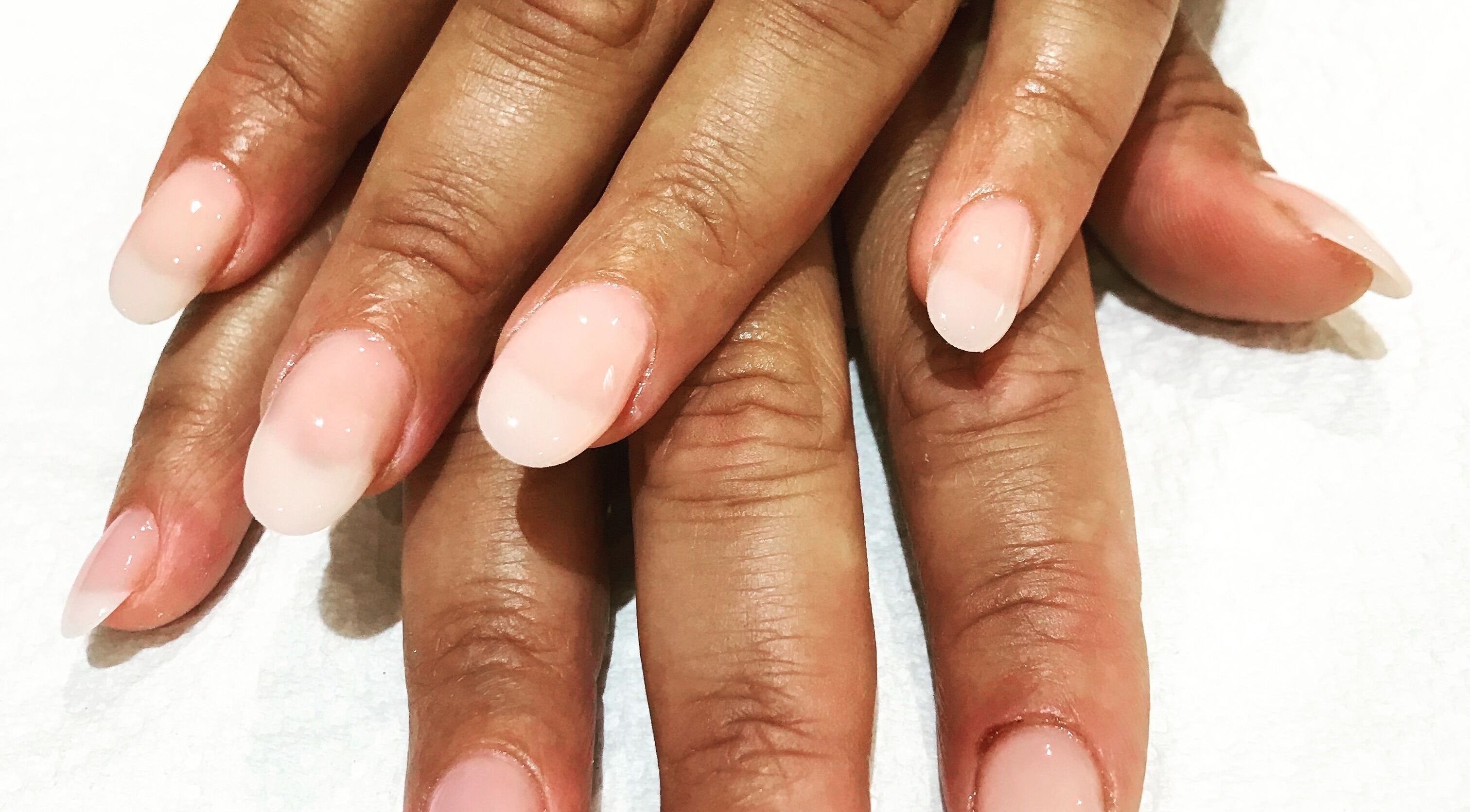 Elegant manicure at Oval & Arch at 17 Mary Days Goudhurst, Goudhurst, England, GB showcasing polished nails.