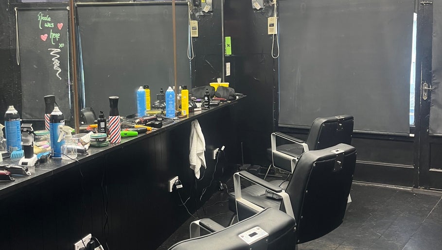 Modern salon chairs and styling products at Stevenconroyhair, Portlaoise, County Laois, IE.