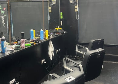 Modern salon chairs and styling products at Stevenconroyhair, Portlaoise, County Laois, IE.