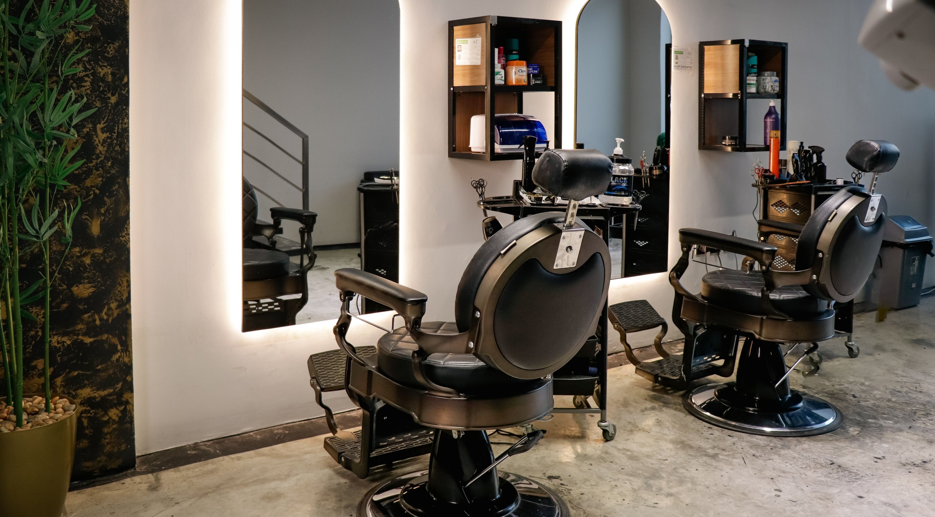 Sophisticated barber chair at Barbershop 97 صالون, الخبر, المنطقة الشرقية, SA.
