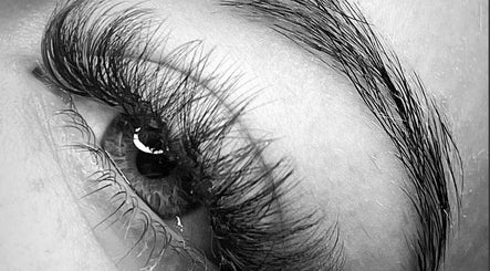 Close-up of elegant eyelash and brow, showcasing beauty expertise @Lillys.Cosmeticsx, Home Studio 🎀, Maidstone, England, GB.