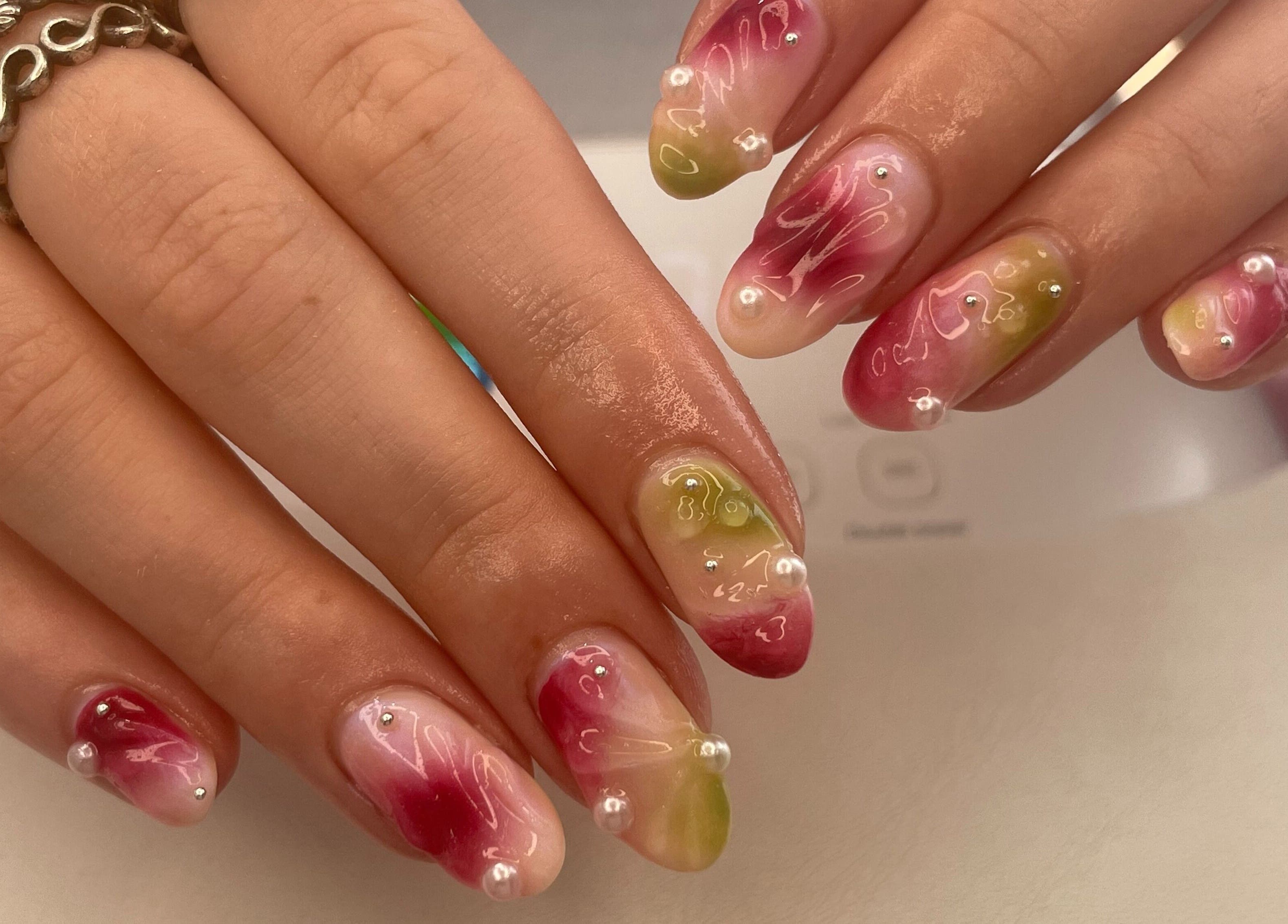Stylish multicolor nail art by Nails by Chloe, Marske-by-the-sea, England, GB.