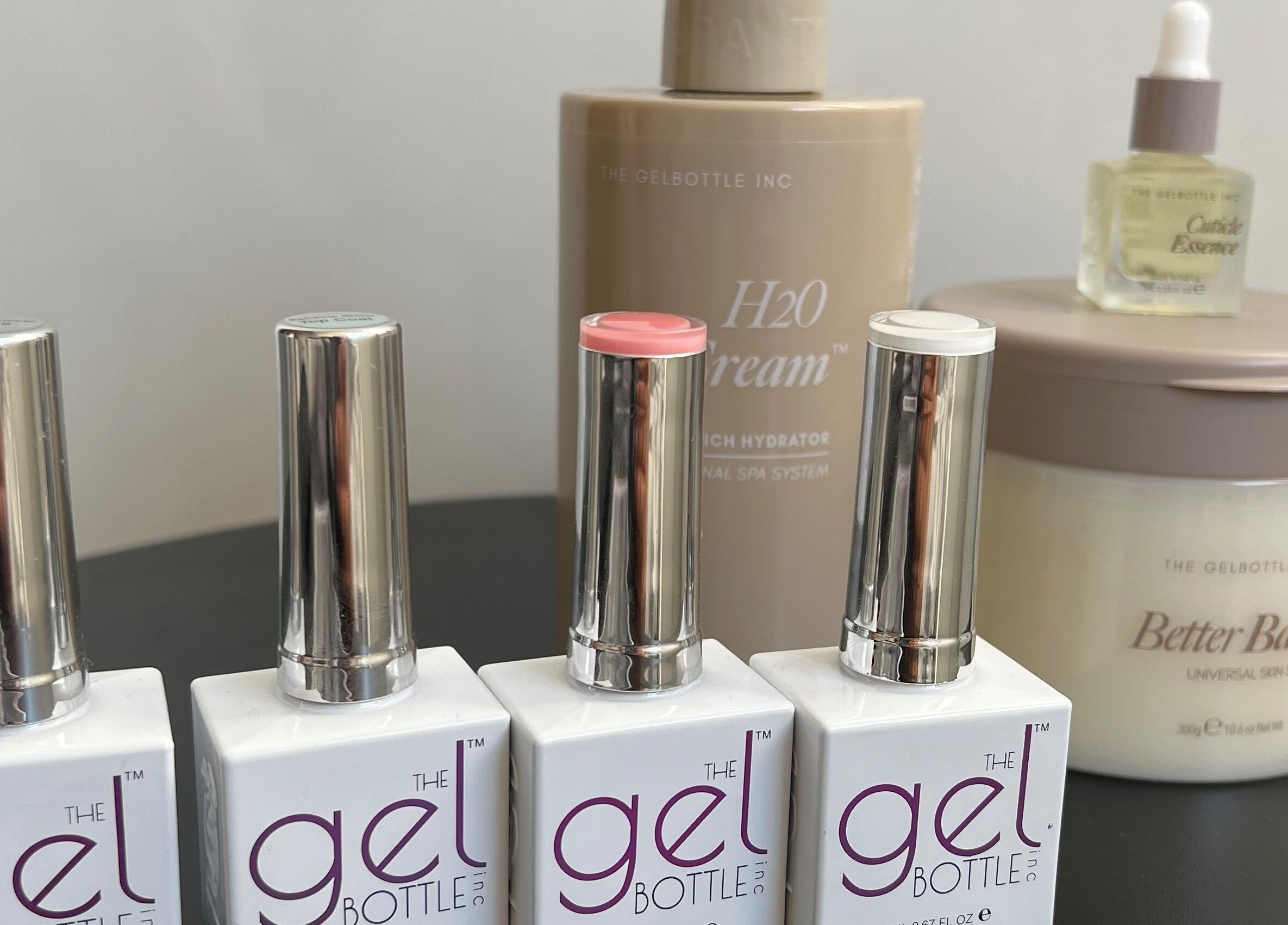 Lumiere Beauty's nail care products in Cambridge, England, offering luxury treatments.