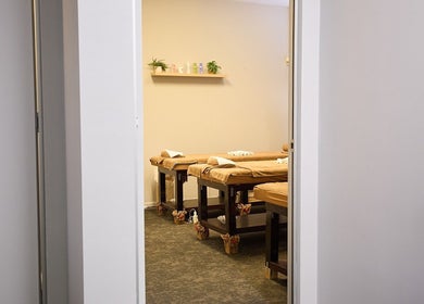 Cozy massage room at Healix Spa & Massage Therapy, St Leonards, New South Wales, AU.