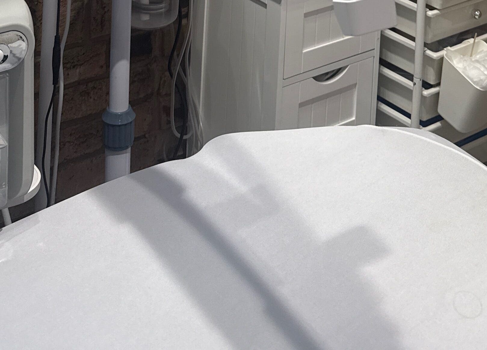 Modern treatment area at Monica - Aesthetic Specialist at Damla & Sue Hair and Beauty, London, England, GB.