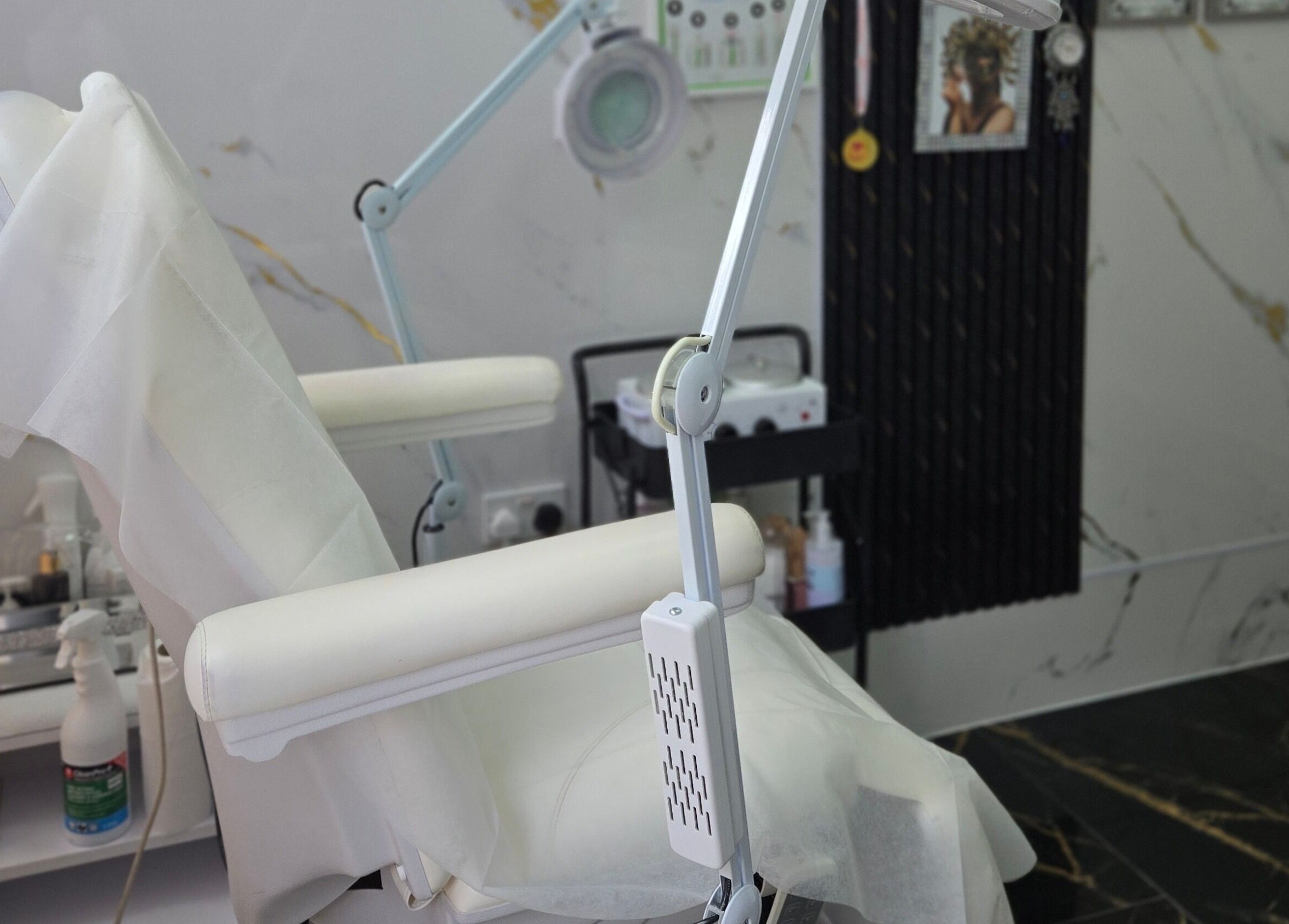 Elegant spa chair setup at Beauty&Nails By Flory, Coventry, England, GB enhances relaxation and comfort.