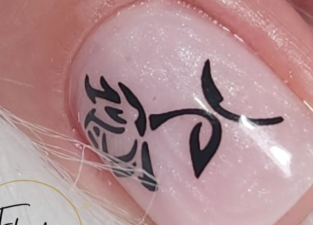 Elegant nail art at Beauty&Nails By Flory, Coventry, England, GB, showcasing intricate design.