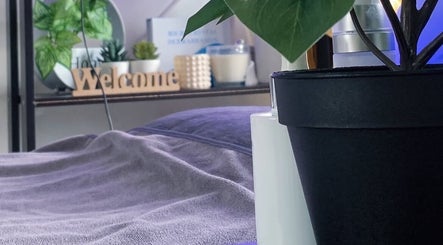 Relaxing treatment room at Homebush Beauty Skin Care, Homebush, New South Wales, AU with plants and welcoming decor.