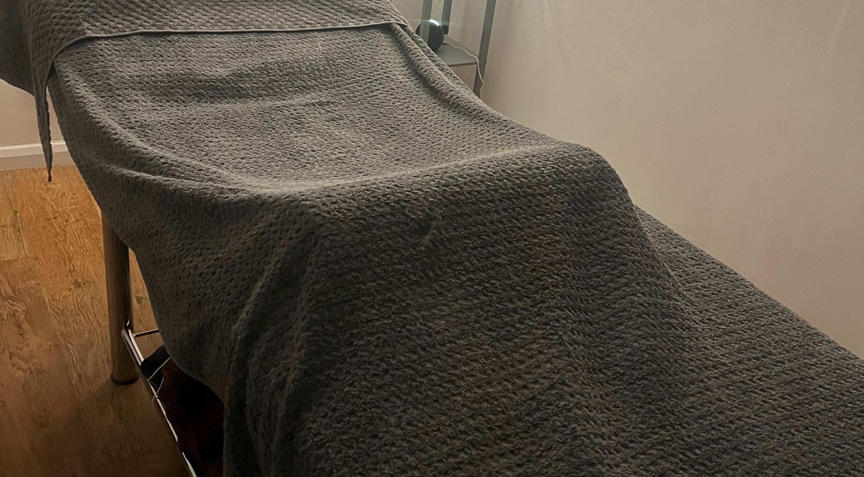 Relaxing treatment bed at Joy in Beauty, Griggs Green, England, GB, offering serene beauty experiences.