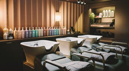 Elegant salon basin setup at Alchemy & I Berkhamsted, featuring premium products in Berkhamsted, England, GB.