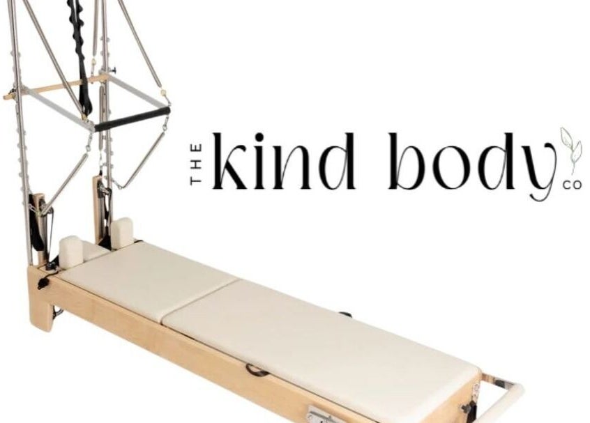 Reformer for Pilates Mat Class at The Kind Body Co, Sturgeon Bay, Wisconsin, US.