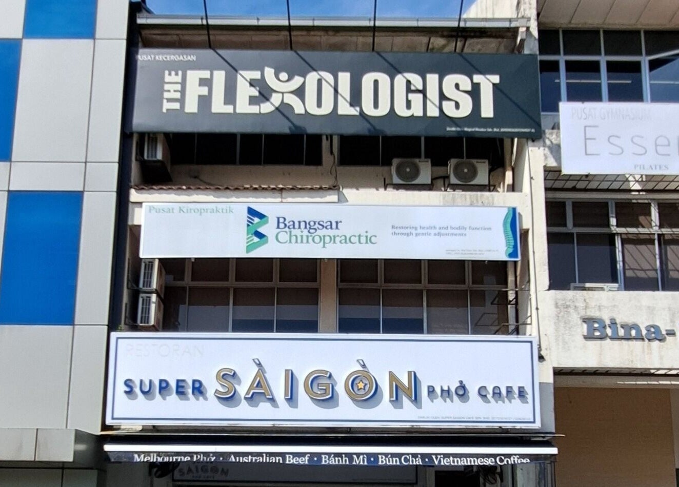 The Flexologist signage at Kuala Lumpur, Wilayah Persekutuan Kuala Lumpur, MY, showcasing the venue.
