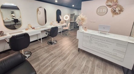 Modern beauty salon interior at FOREVER LOVE BRIDES, Pimlico, Queensland, AU featuring stylish stations and decor.