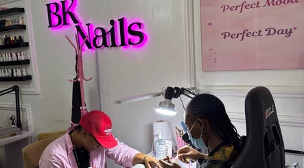 Clients receiving nail treatments at BK NAILS, Abuja, Federal Capital Territory, NG.