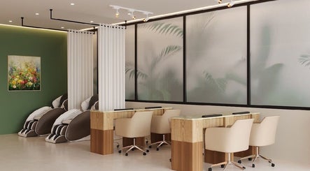 Relaxing massage chairs at Serene Retreat & Social Spa - Gregory Hills, Gregory Hills, New South Wales, AU.