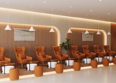 Elegant seating at Serene Retreat & Social Spa - Gregory Hills, New South Wales, AU.