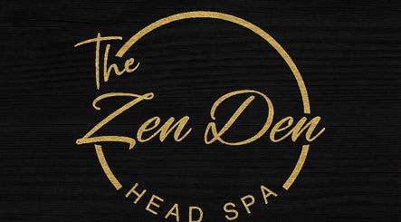 Gold Zen Den Ltd. logo on black wood, Roseau, Saint George Parish, DM.