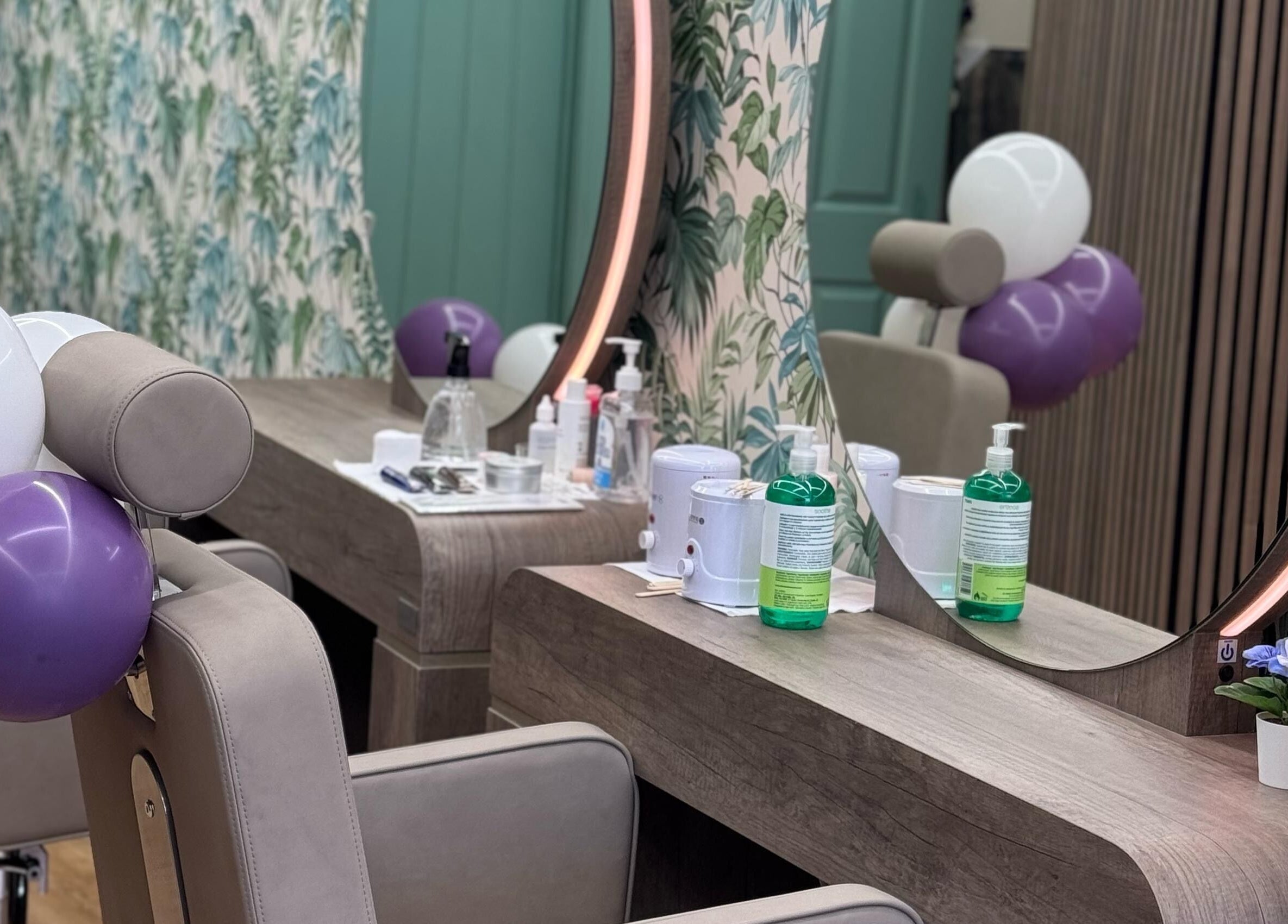 Beauty Studio By K in St. Neots, England offers a luxurious and stylish salon experience with chic décor.
