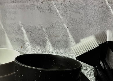 Minimalist beauty setup with bowls and brushes at Simply, Gabriella, Newcastle, New South Wales, AU.