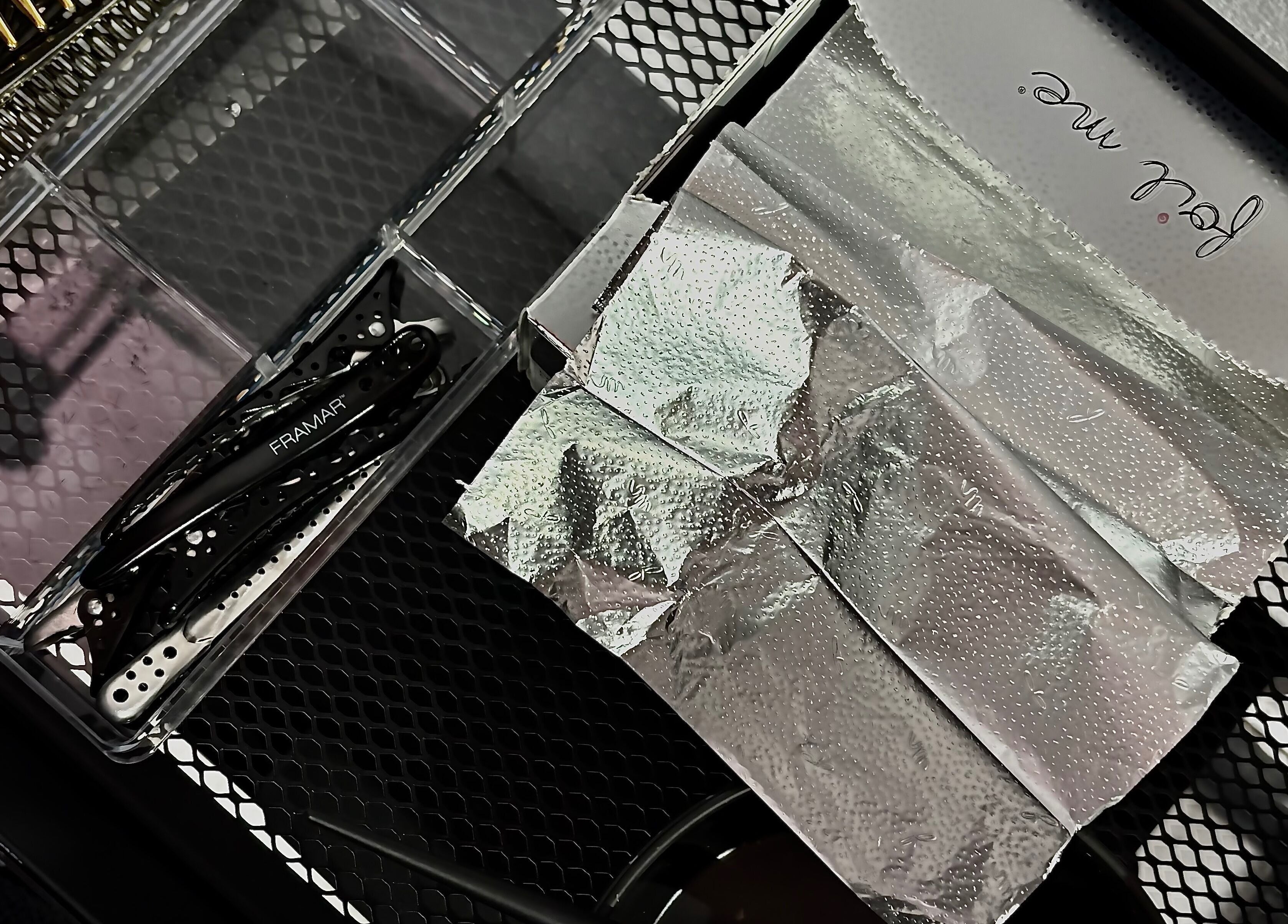 Styling tools and foils at Simply, Gabriella, Newcastle, New South Wales, AU offering premium beauty services.