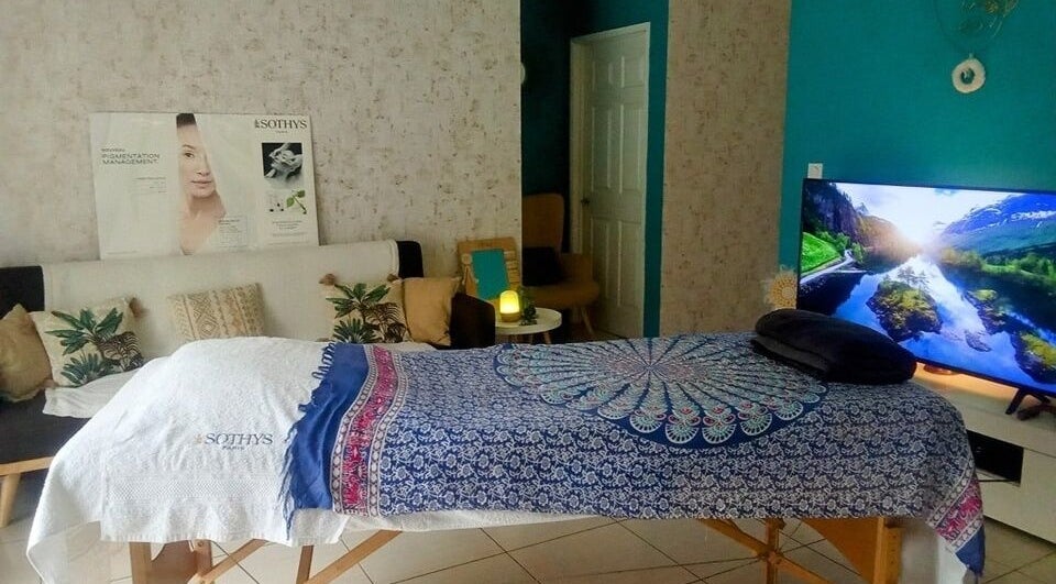 Salle de massage paisible à Le Petit Cocon de Sandrine, Nouméa, Province Sud, NC.