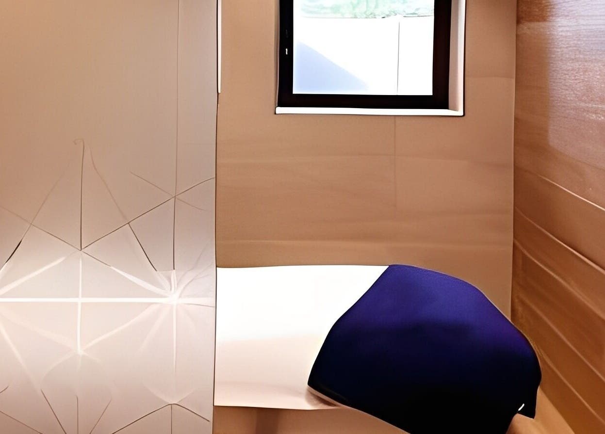 Relaxing massage room at Centre Thetys Pégomas, Pégomas, Provence-alpes-côte D'azur, FR with calming decor.