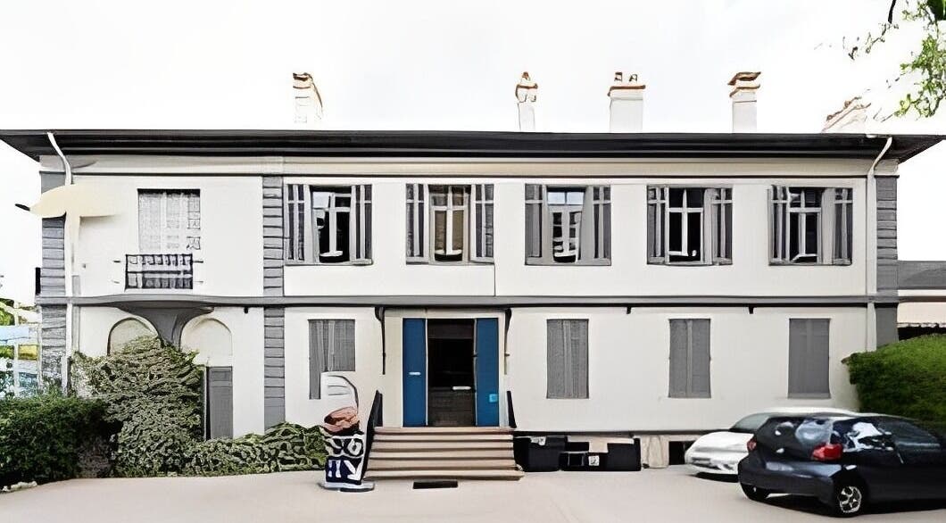 Front view of Centre Thetys Cannes showcasing its elegant architecture in Le Cannet, Provence-alpes-côte D'azur, FR.