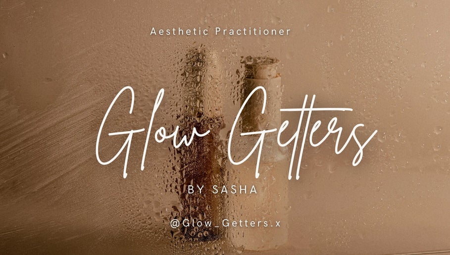Glow Getters venue aesthetic with logo and details, Ballyfermot, County Dublin, IE.