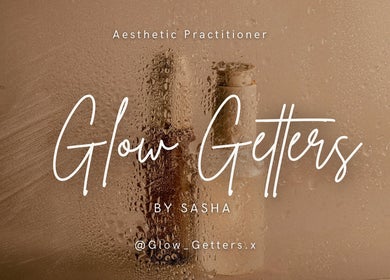 Glow Getters venue aesthetic with logo and details, Ballyfermot, County Dublin, IE.