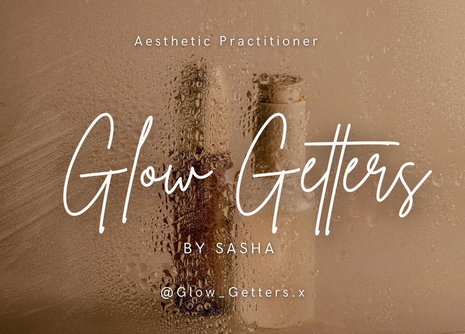 Glow Getters aesthetic logo with misty background in Ballyfermot, County Dublin, IE