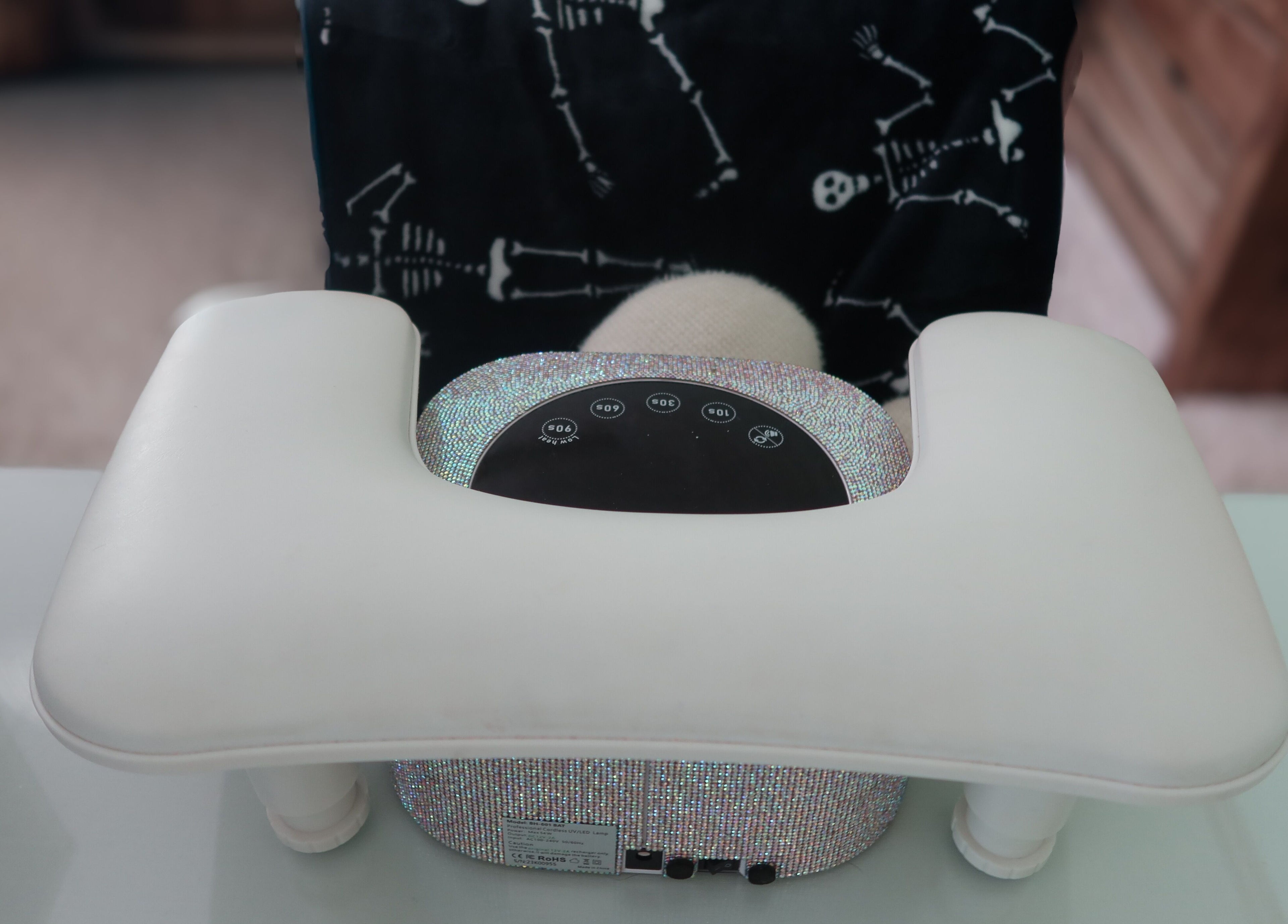 Stylish nail device at KD Designs in Lawrenceburg, Indiana, US showcasing modern beauty technology.