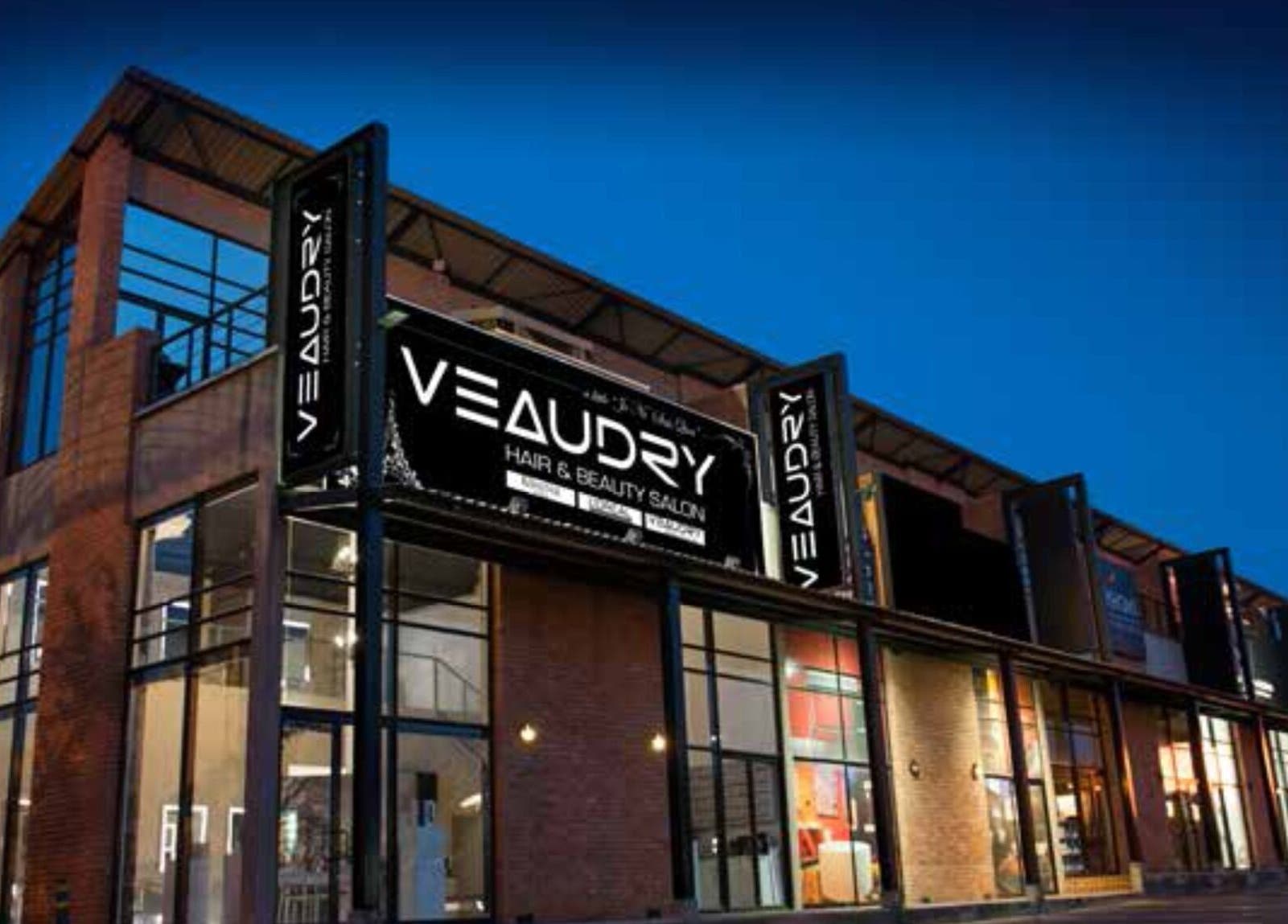 Veaudry International JOHANNESBURG exterior at night in Johannesburg, Gauteng, ZA showcasing elegant architecture.