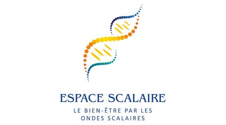 Logo coloré d'ESPACE SCALAIRE EESystem à Aigle, Vaud, CH, symbolisant le bien-être et les ondes scalaires.