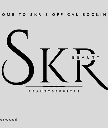 Welcome sign for Skrbeautyservices, located in Underwood, Queensland, AU.