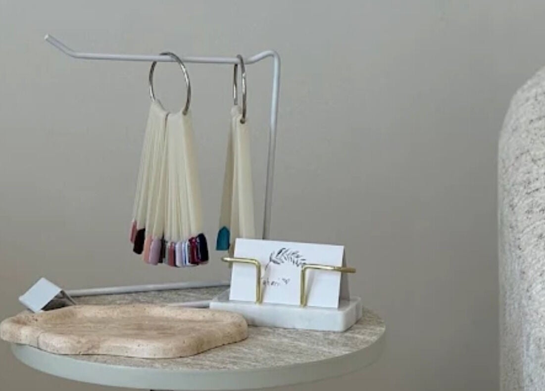 Elegant nail color samples at Me Salon, Riyadh, Riyadh Province, SA; perfect for choosing your manicure style.