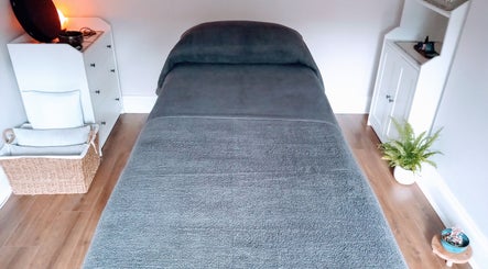 Relaxing massage table at Little Mamma Wellness, Bowburn, England, GB, inviting tranquility and comfort.