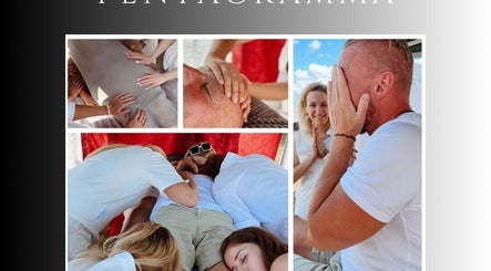 Relaxing therapy session at Energoterapija, Rīga, LV with hands-on healing and group meditation.