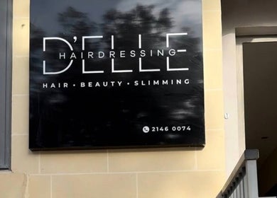 Entrance signage for Aesthetics by Lourdes Zammit Calleja, Is-siġġiewi, MT.