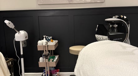 SKinGlow.Co beauty treatment room featuring modern equipment in Ripon, England, GB.