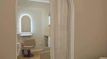 Elegant salon suite at Hairvoguegoldcoast, Biggera Waters, Queensland, AU, showcasing stylish modern design.