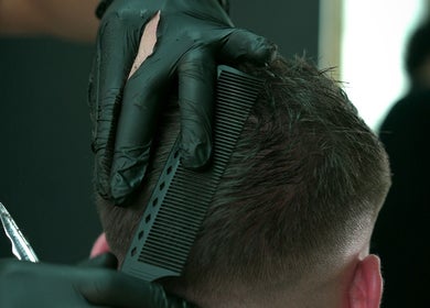 A professional haircut at Dream Fade Gents Salon, Dubai, Dubai, AE showcasing expert styling techniques.