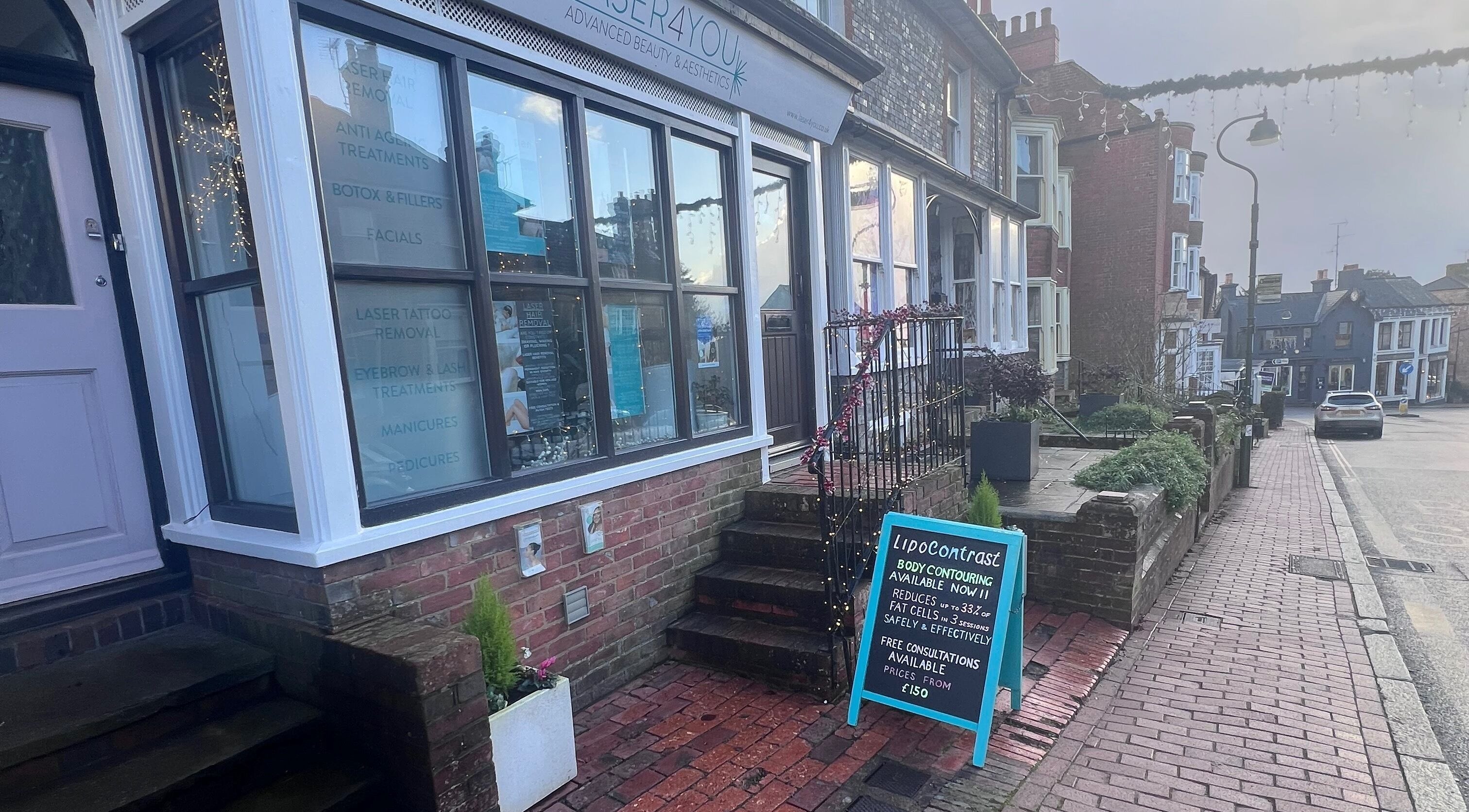 Exterior of Blooms Beauty Room - Cuckfield, featuring street in Cuckfield, England, GB.