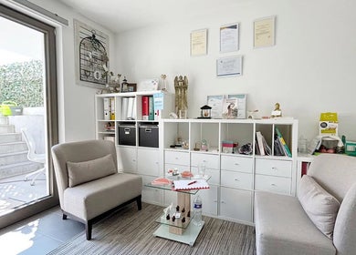 Salon élégant chez Susana MARQUES - Coach de Vie, Differdange, LU, offrant un cadre apaisant.