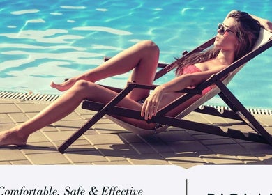 Relaxing by a pool at Temporary Perth Location for Laser Training Hours ONLY. Nov 24th to 27th, Mount Pleasant, WA, AU.