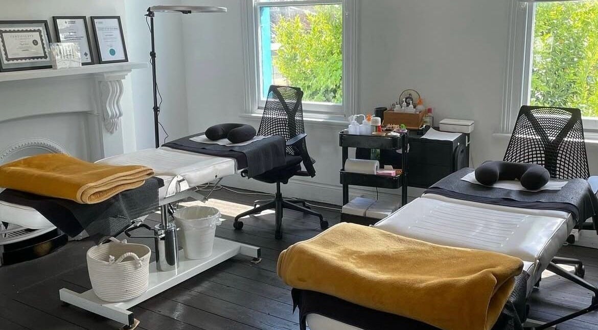 Luxurious lash extension beds at LASHED EYELASH EXTENSIONS Albert Park, Victoria, AU, ensuring ultimate comfort.