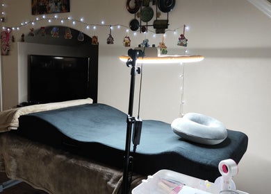 View of Irina Titovets•Eyelash Extensions•Wesley Chapel's serene treatment room in Wesley Chapel, Florida, US.