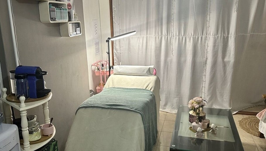 Comfortable spa bed at Gorgeous Nail Bar & Lashes, Port Louis, Port Louis District, MU with serene decor.
